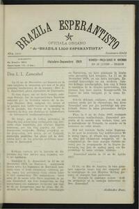 10a Jaro, Numero 10-12, okt–dec (1919)