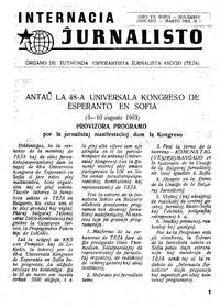Numero 1, jan–mar (1963)