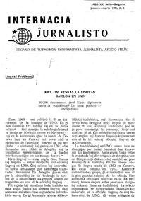 Numero 1, jan–mar (1971)