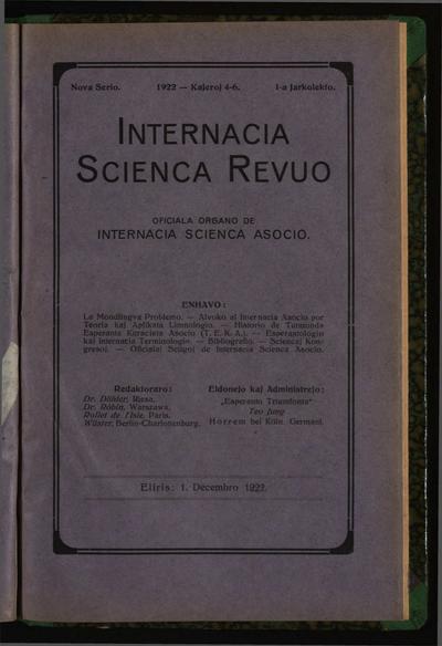 01a Jaro, Numero 04-06, okt–dec (1922)
