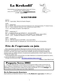 Numero 19, mar (2003)