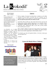 Numero 75, sep (2014)