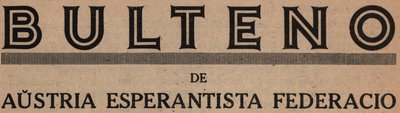 Bulteno de Aŭstria Esperantista Federacio