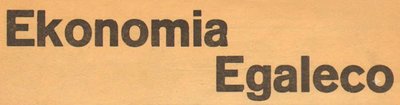 Ekonomia Egaleco