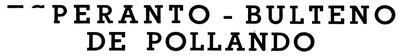 Esperanto-Bulteno de Pollando