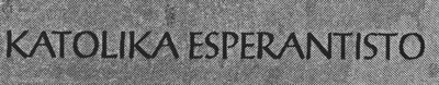 Katolika Esperantisto