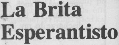 La Brita Esperantisto