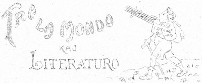 Tra la mondo kaj literaturo